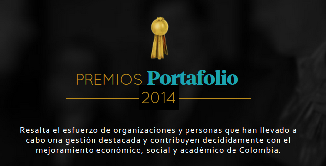 La fundación FUNSAINC en los premios Portafolio 2014